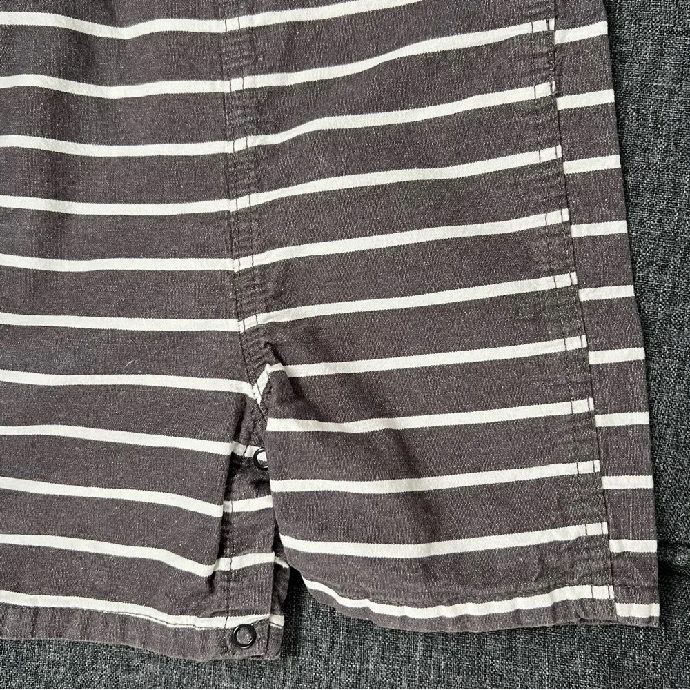 Carter's Charcoal Striped Overalls
